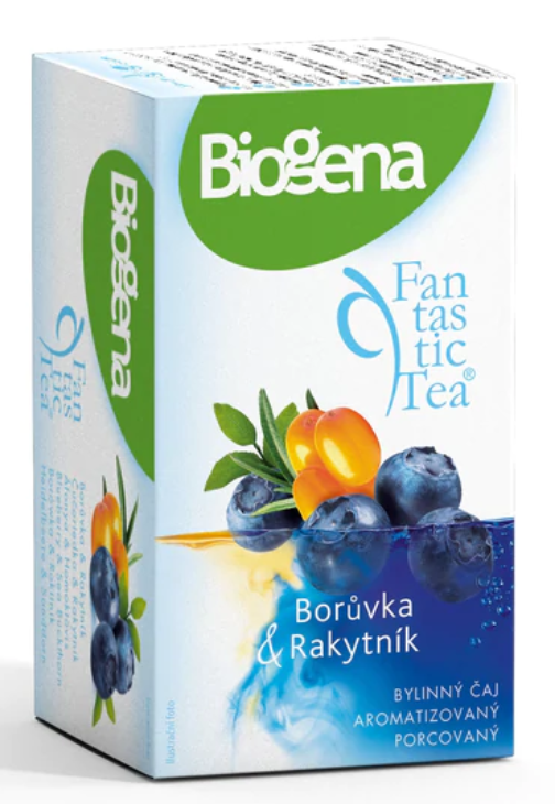 Čaj Borůvka rakytník 40 g Fantastic Tea Biogena